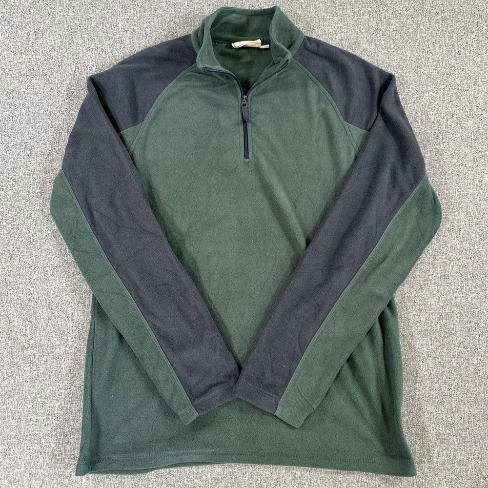 Mountain Warehouse 1/4 Zip Fleece Pullover Jacket Mens Size Large Red Mock Neck